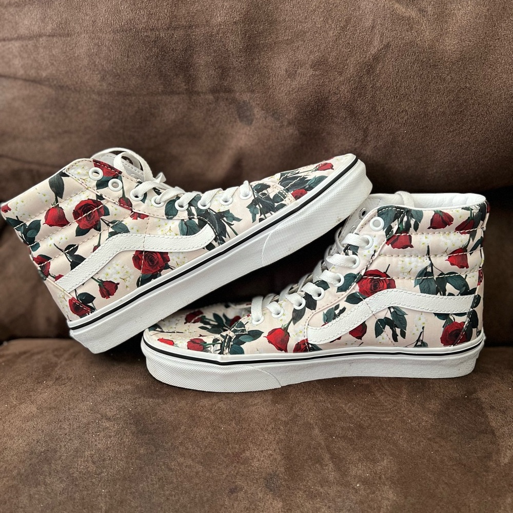Vans Sk8-Hi Authentic Roses Sneakers/Shoes